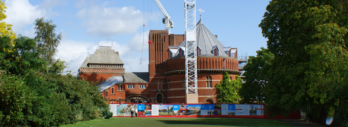 The Royal Shakespeare Theatre, currently under redevelopment